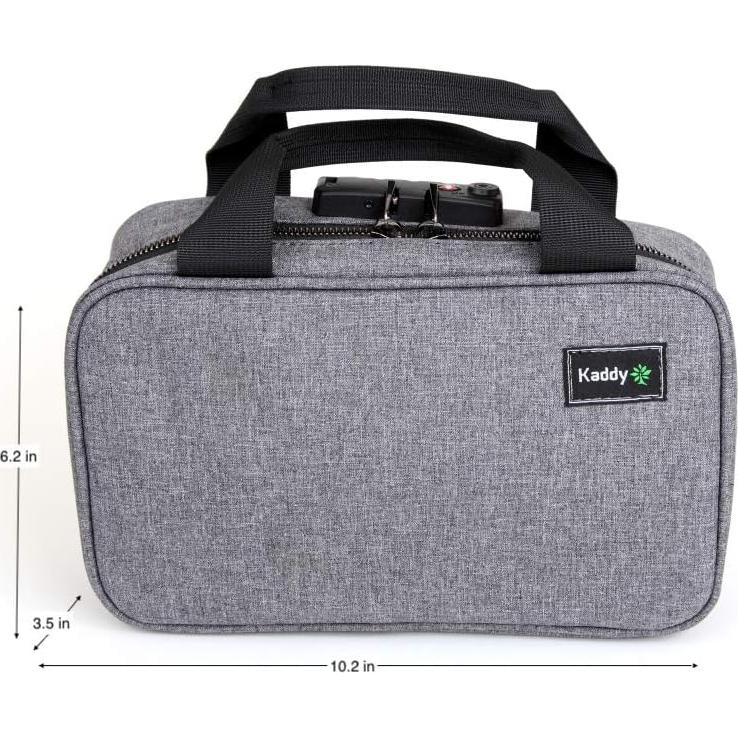 Organizador de Medicamentos Kaddy TSA Gris 6 Compartimentos