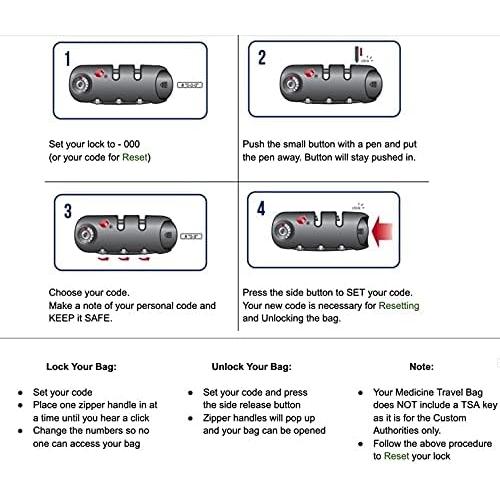 Organizador de Medicamentos Kaddy TSA Gris 6 Compartimentos