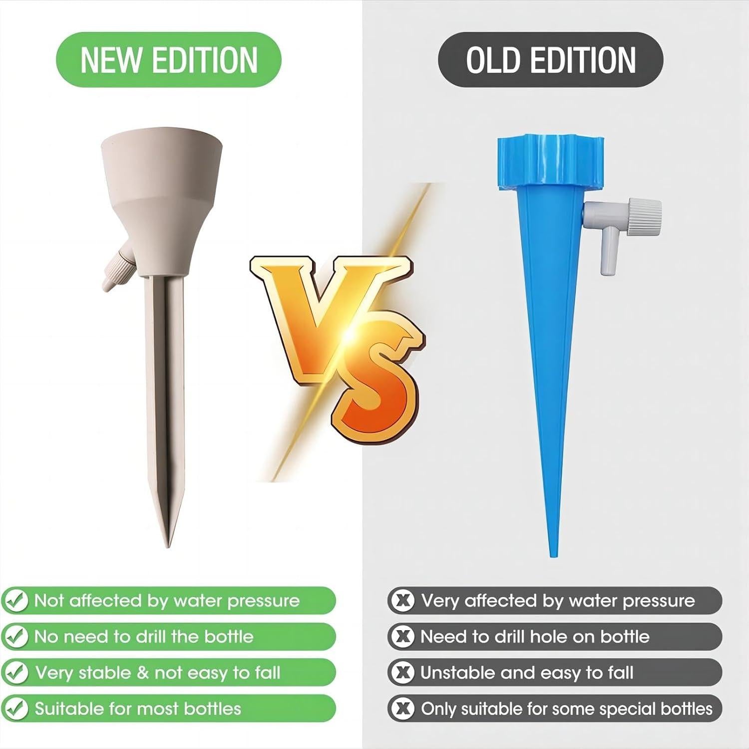 Picos de Riego Automático Coyilinyi 9PCS con Válvula Ajustable