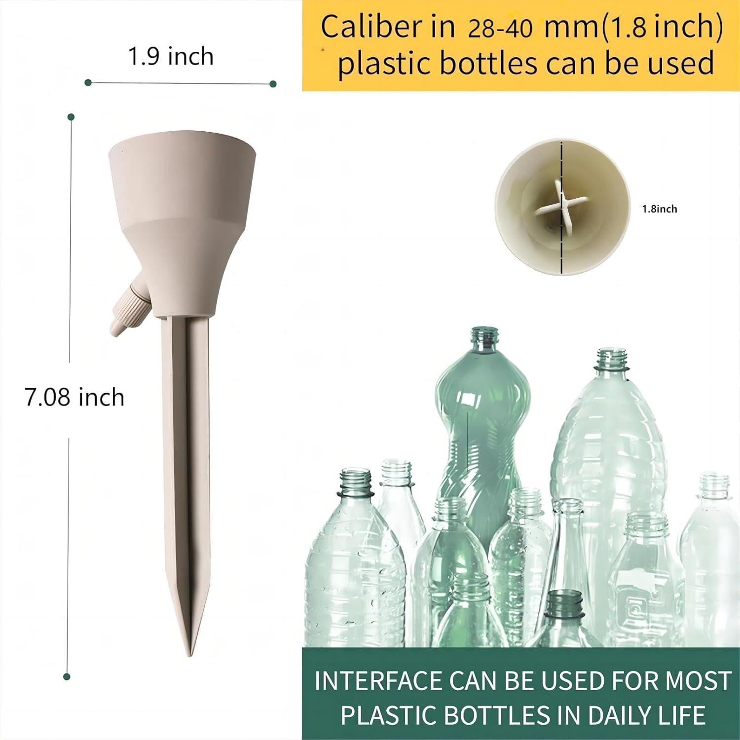 Picos de Riego Automático Coyilinyi 9PCS con Válvula Ajustable