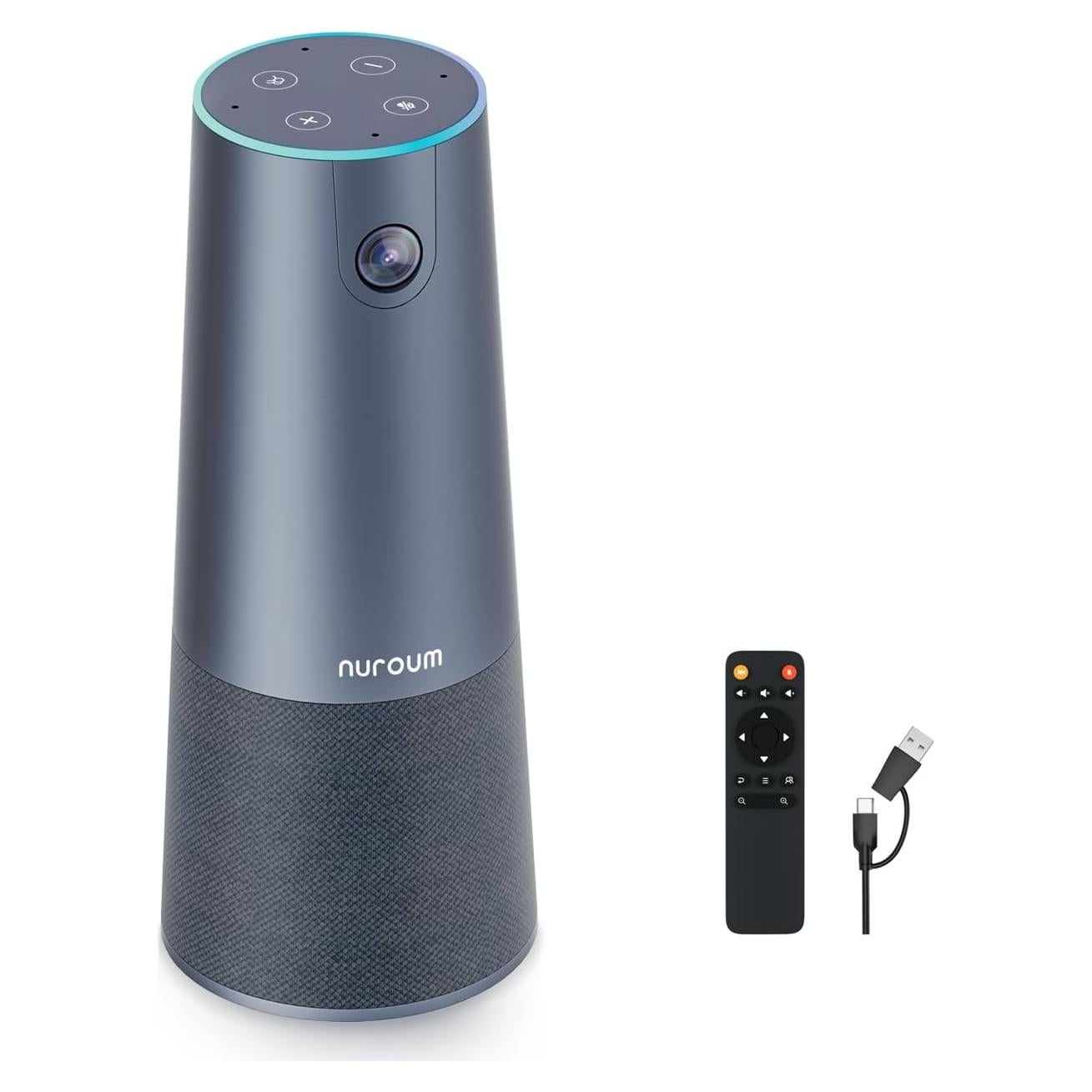 Cámara Web NUROUM C40 2K con Micrófono y Altavoz 120°