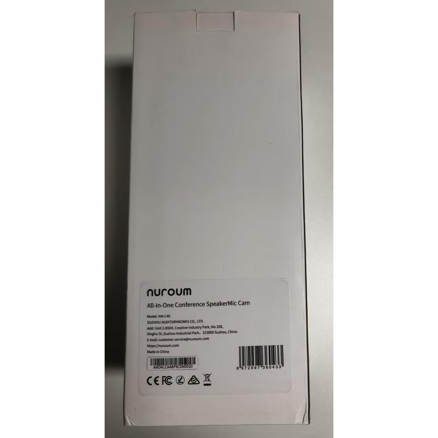 Cámara Web NUROUM C40 2K con Micrófono y Altavoz 120°