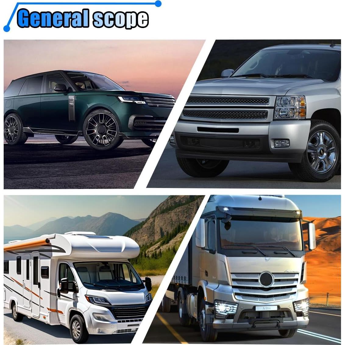 Tubo de Escape Diésel LHDOS 10.7x2.6cm Acero Inoxidable