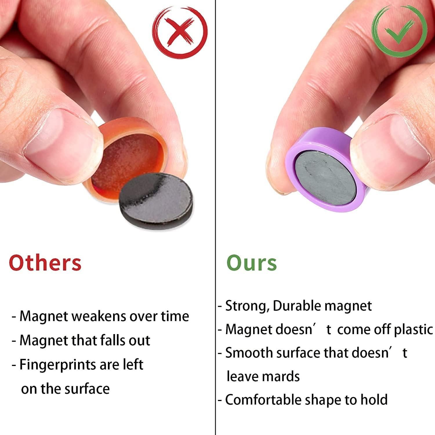 Imanes de Refrigerador ZDZBLX 20 Piezas Coloridos 2cm