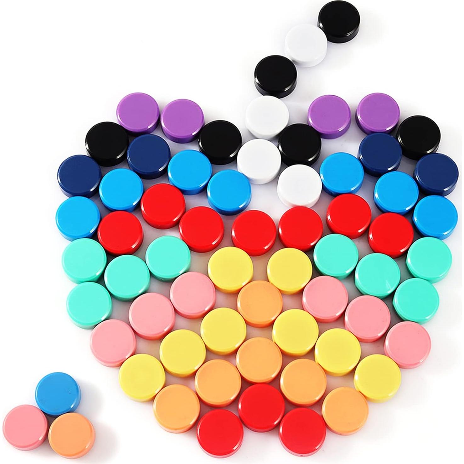 Imanes de Refrigerador ZDZBLX 20 Piezas Coloridos 2cm