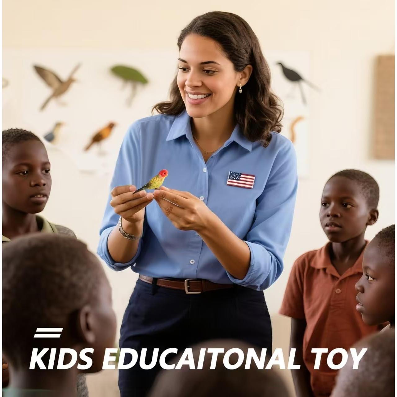 Juego de figuras de aves 30 piezas Kukifun - Juguetes educativos