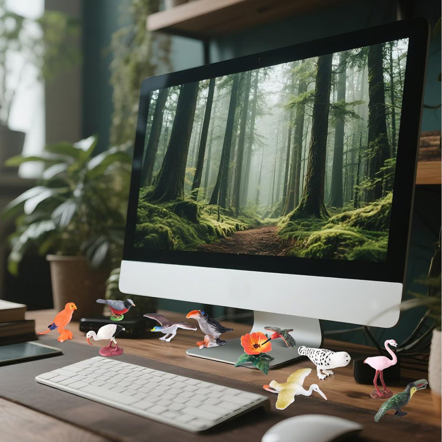 Juego de figuras de aves 30 piezas Kukifun - Juguetes educativos