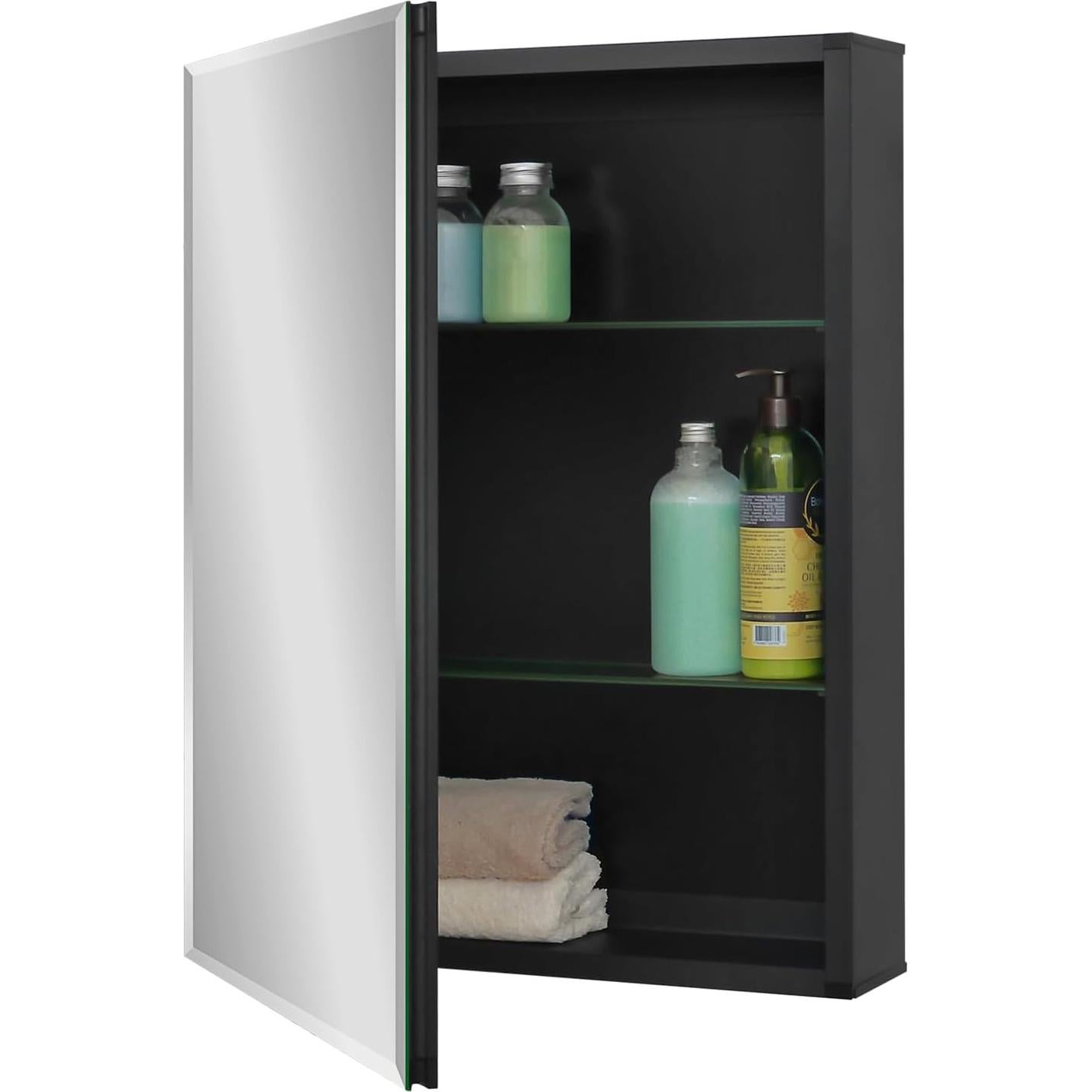 Gabinete de Medicina Fundin 50,8 x 66 cm Aluminio Negro