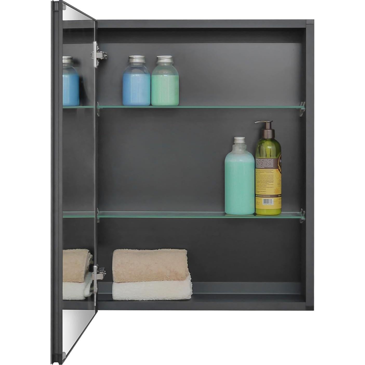 Gabinete de Medicina Fundin 50,8 x 66 cm Aluminio Negro