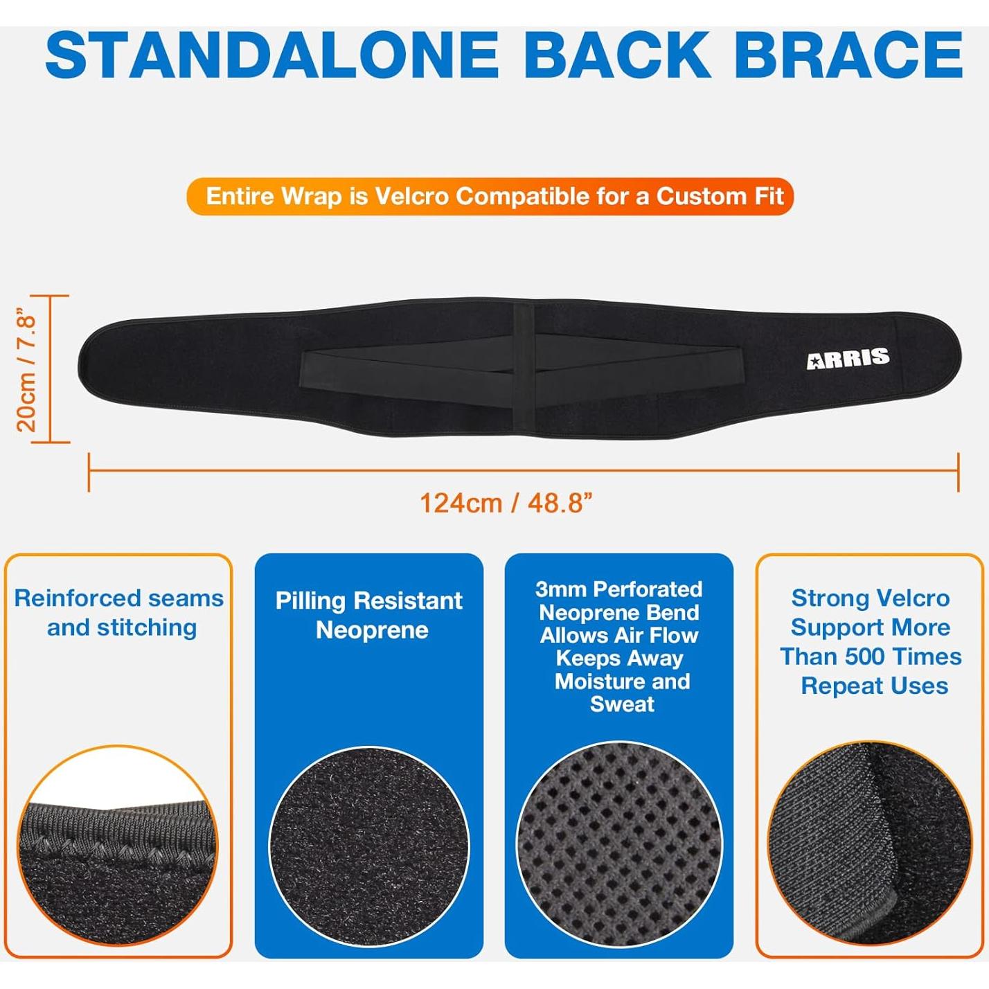 Faja de Hielo ARRIS con Cinturón Neopreno para Espalda