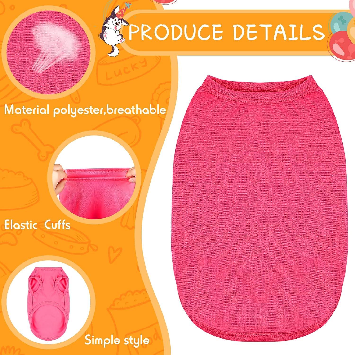 16 Piezas Ropa para Perros Saintrygo Camisetas Suaves M