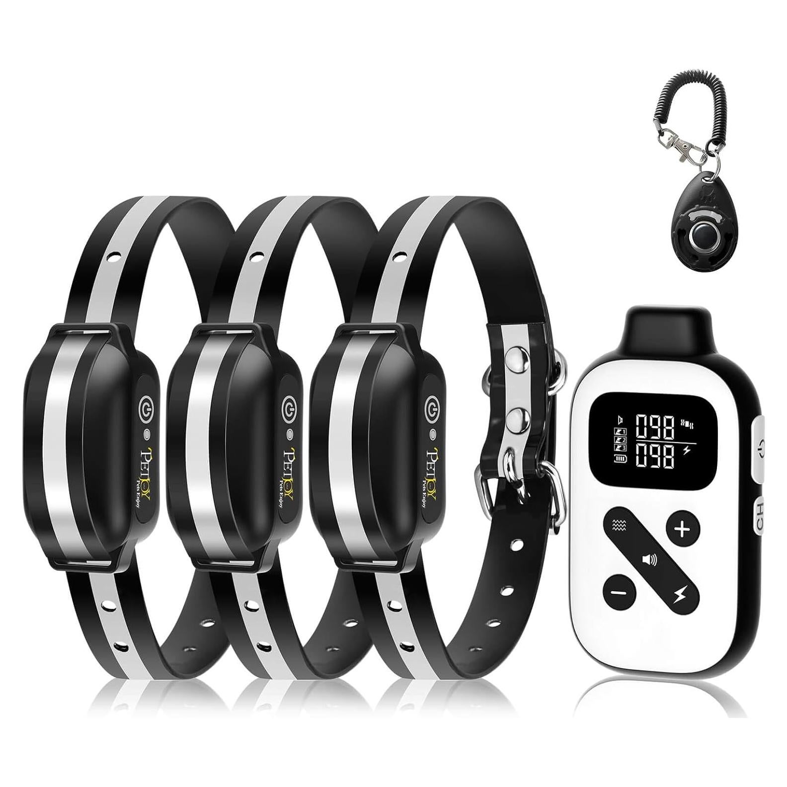 Collar de Choque PetJoy para 3 Perros con Control Remoto