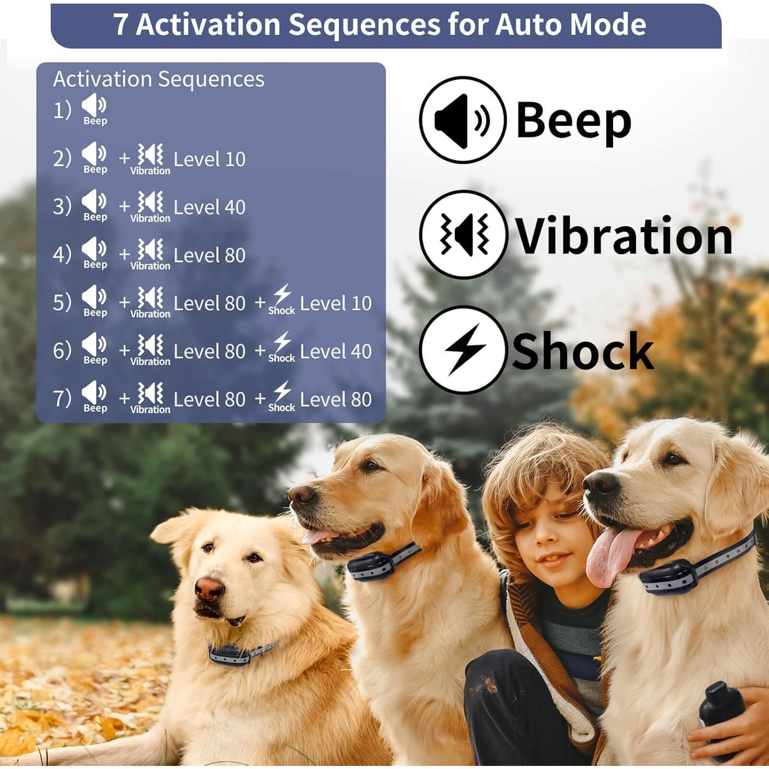 Collar de Choque PetJoy para 3 Perros con Control Remoto