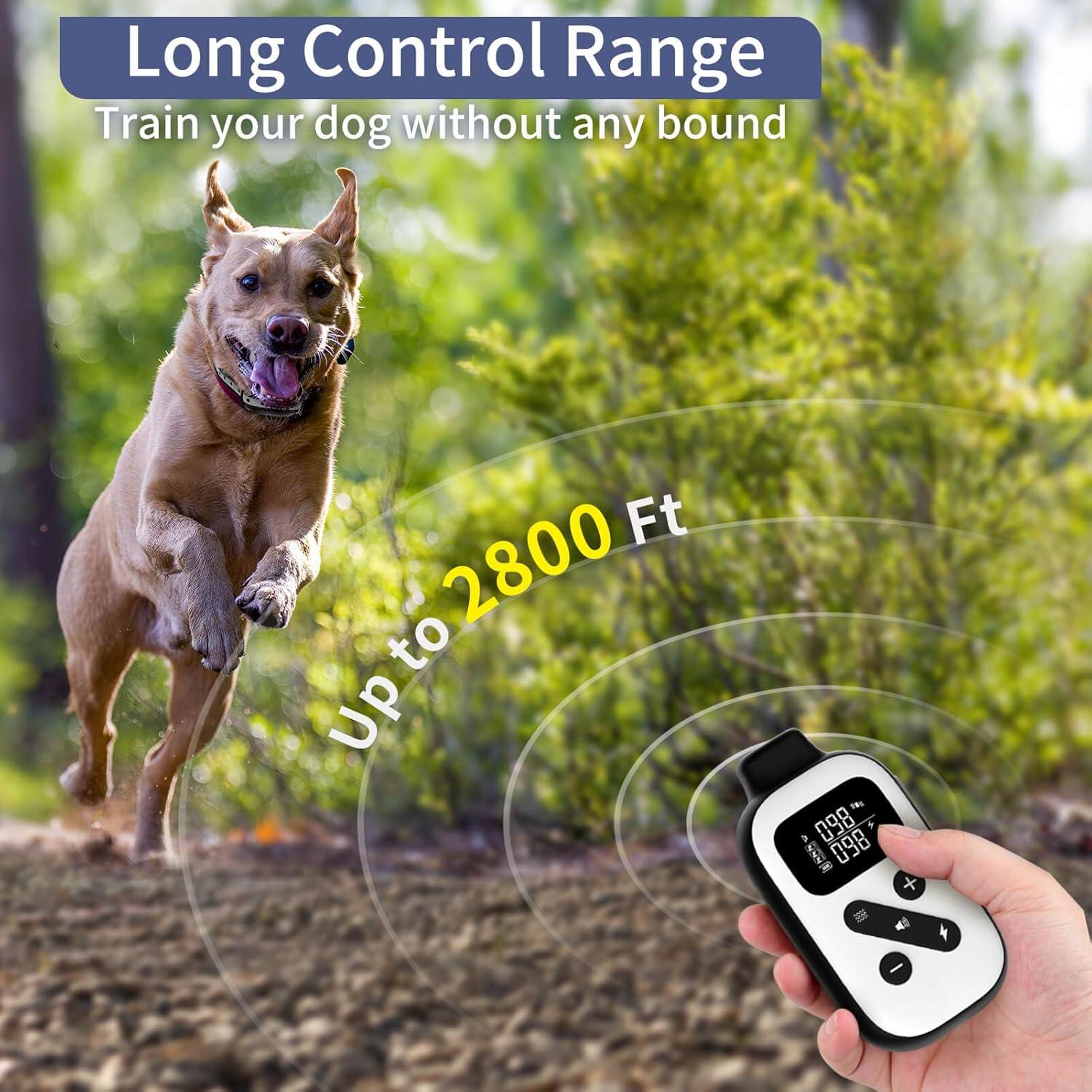 Collar de Choque PetJoy para 3 Perros con Control Remoto