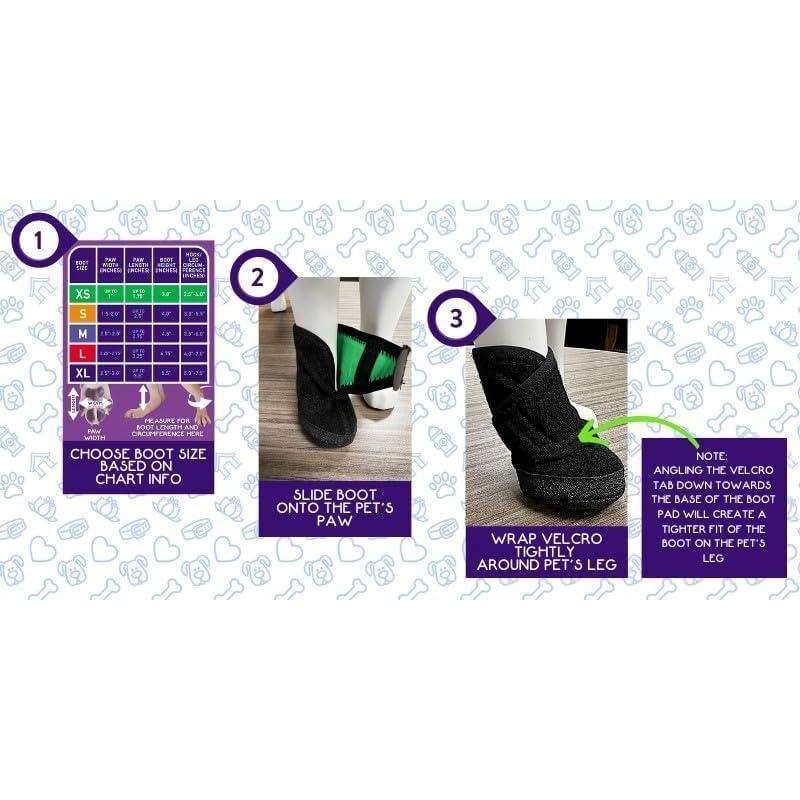 Botín de Recuperación Calm Paws Grande para Mascotas