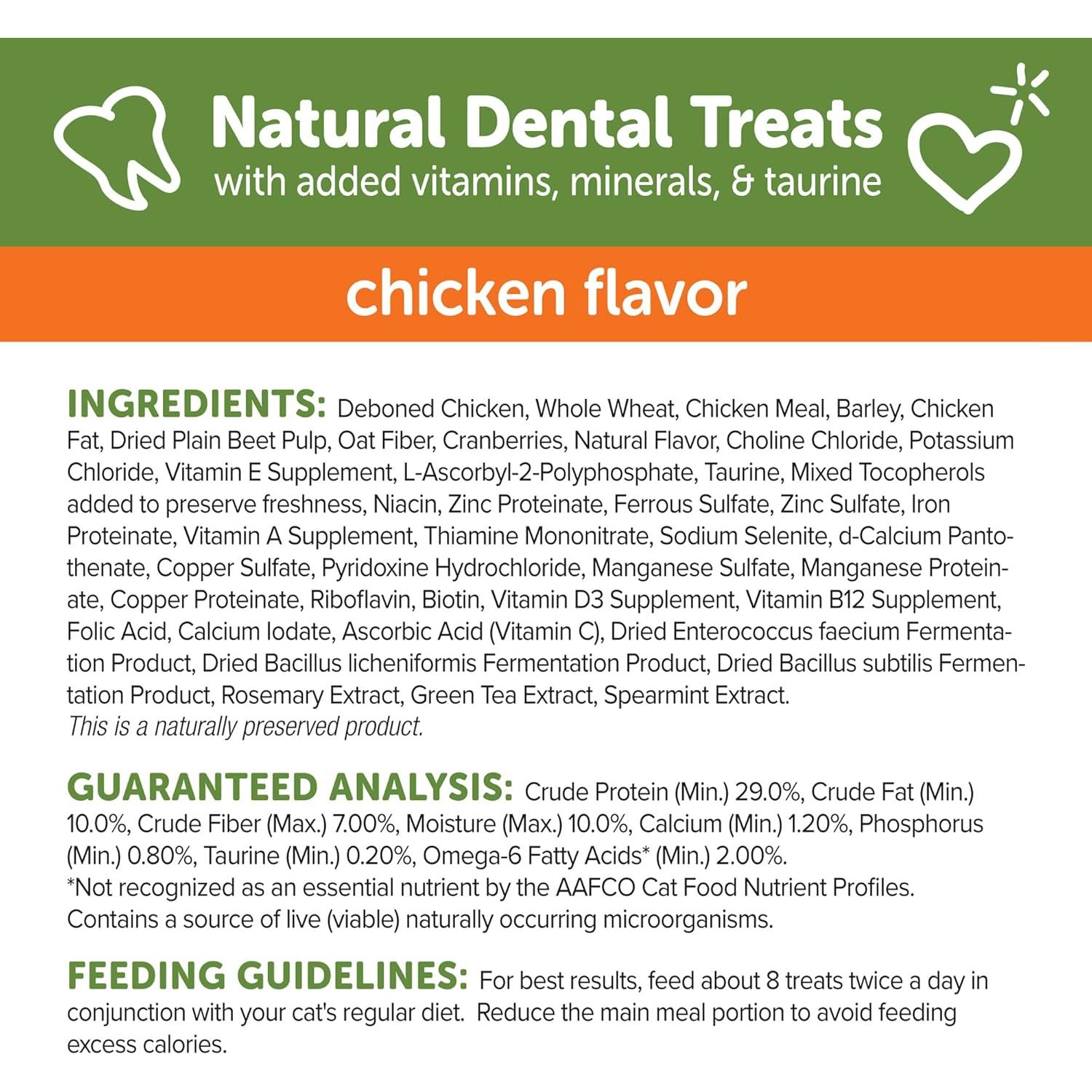 Golosinas Dentales para Gatos WHIMZEES Pollo 56.7g