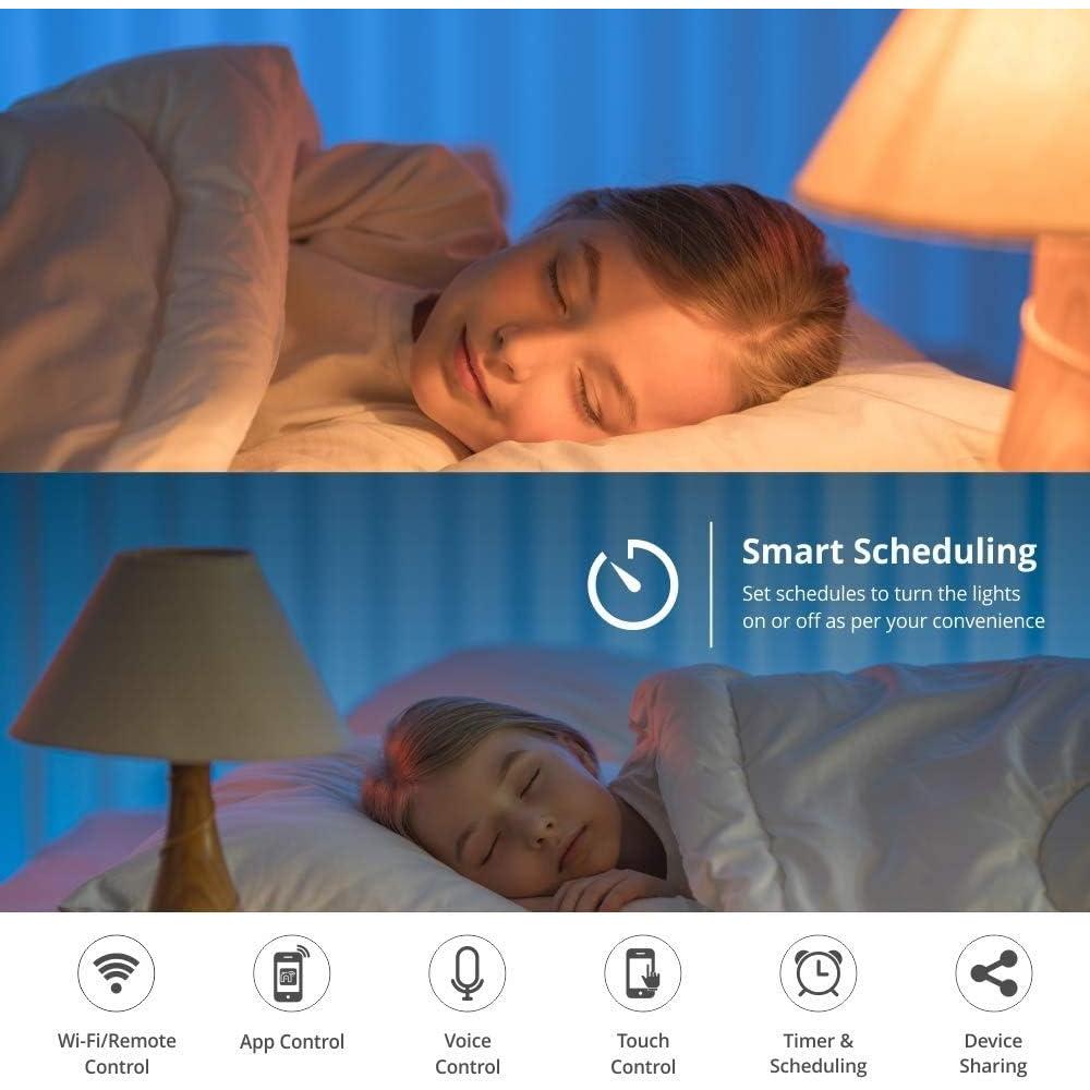 Interruptor de Luz Inteligente Lesim Doble WiFi 2 Pack