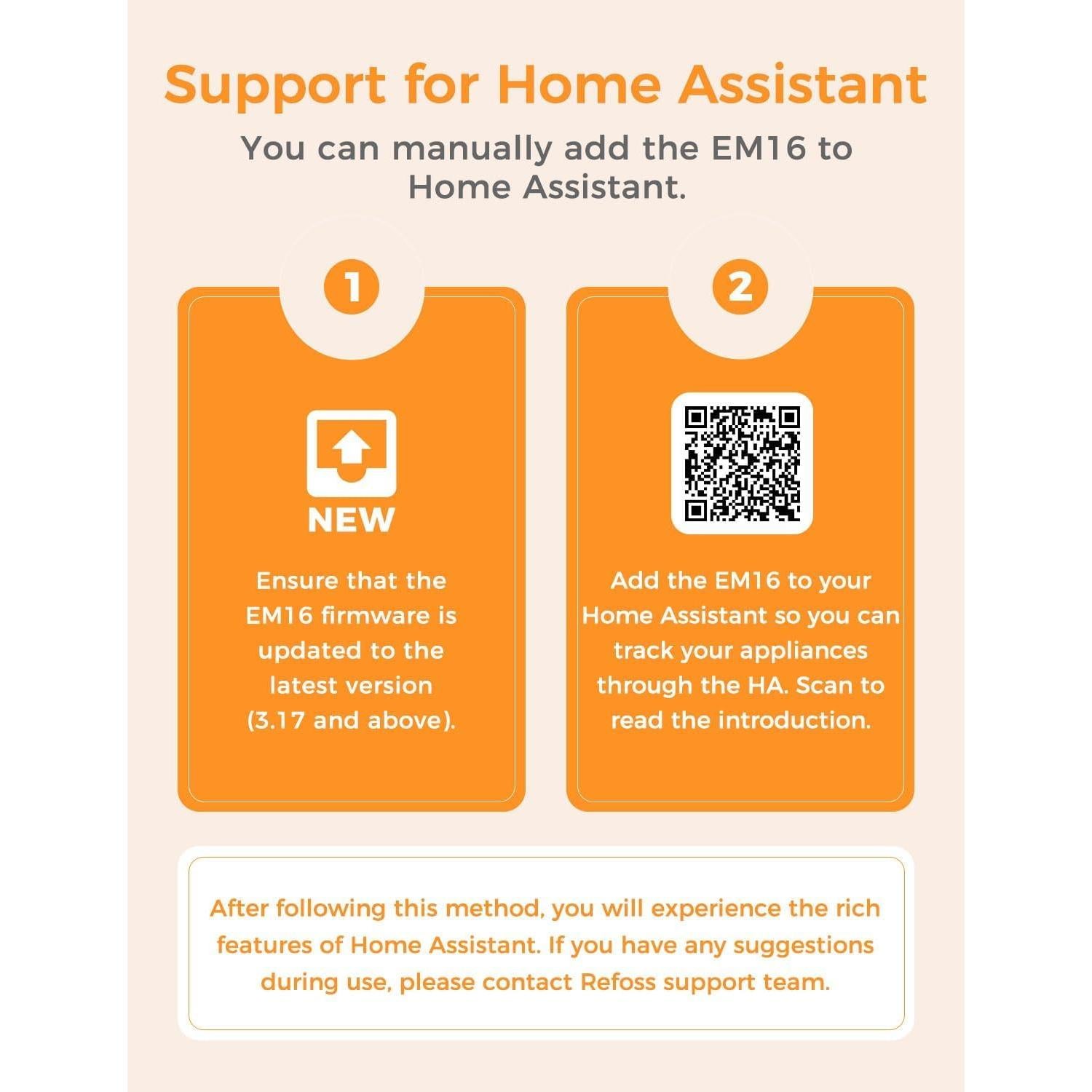 Monitor de Energía Refoss EM16 200A y 16x60A WiFi