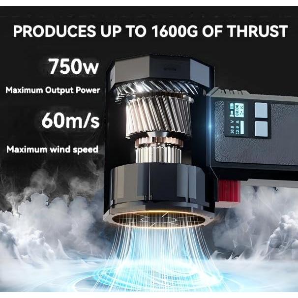 Secador Turbo SpeedSurge SPU-TF64 750W Inalámbrico 1.39kg