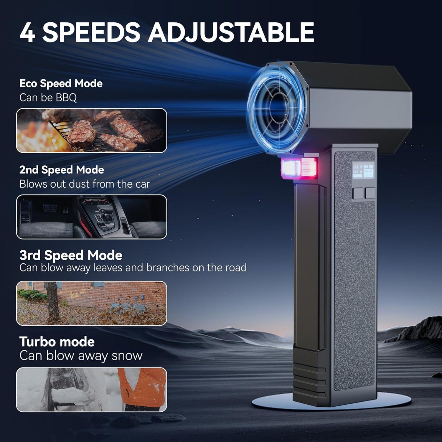 Secador Turbo SpeedSurge SPU-TF64 750W Inalámbrico 1.39kg