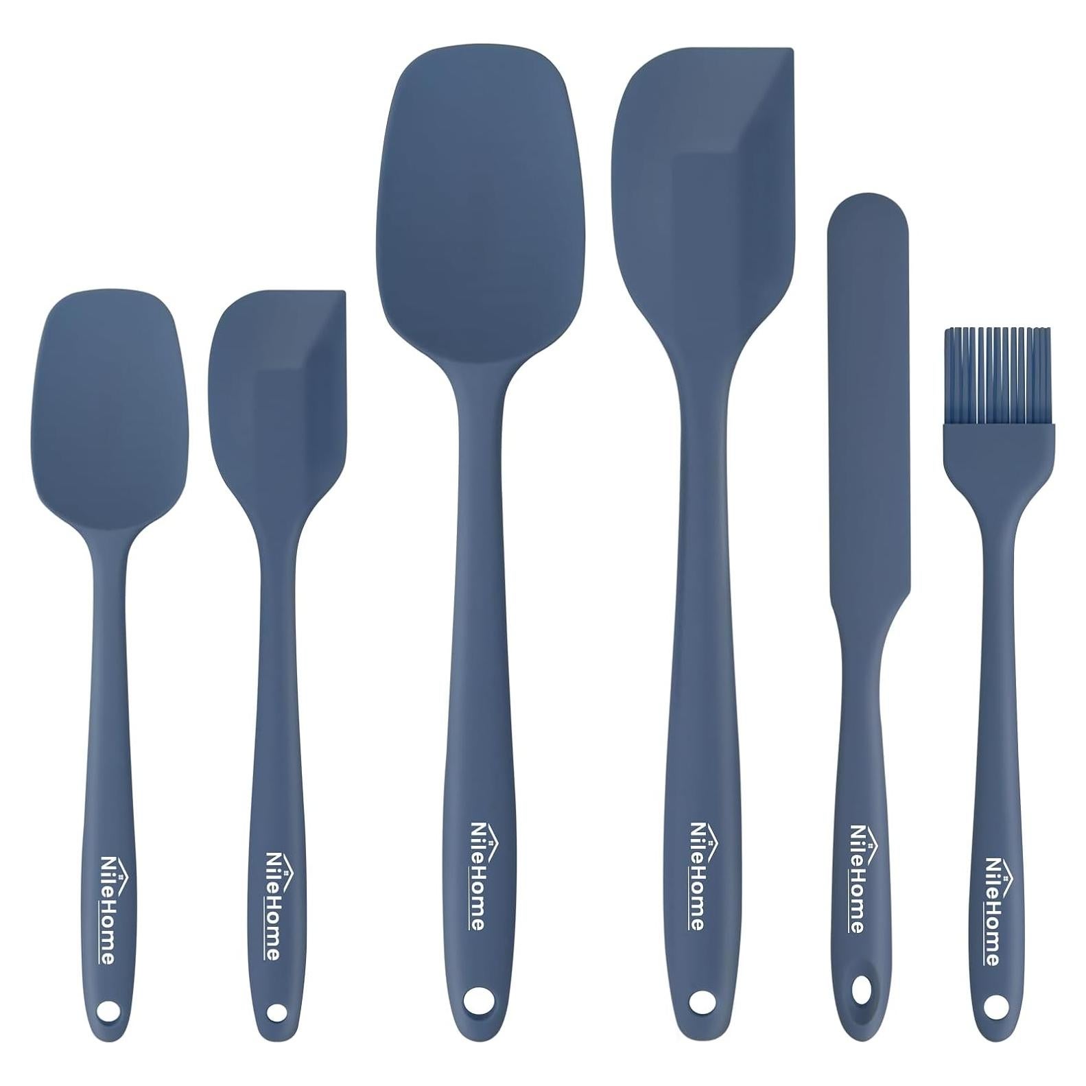 Juego de Espátulas de Silicona NileHome 6 Piezas Grado Alimenticio