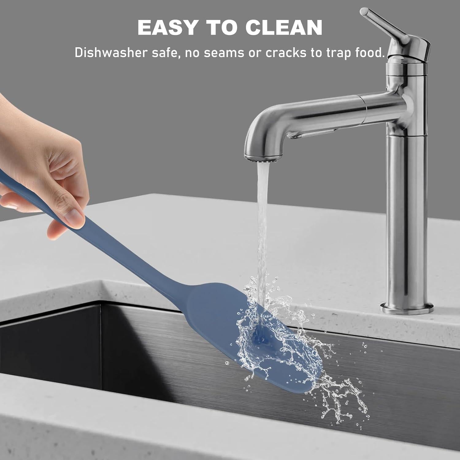 Juego de Espátulas de Silicona NileHome 6 Piezas Grado Alimenticio