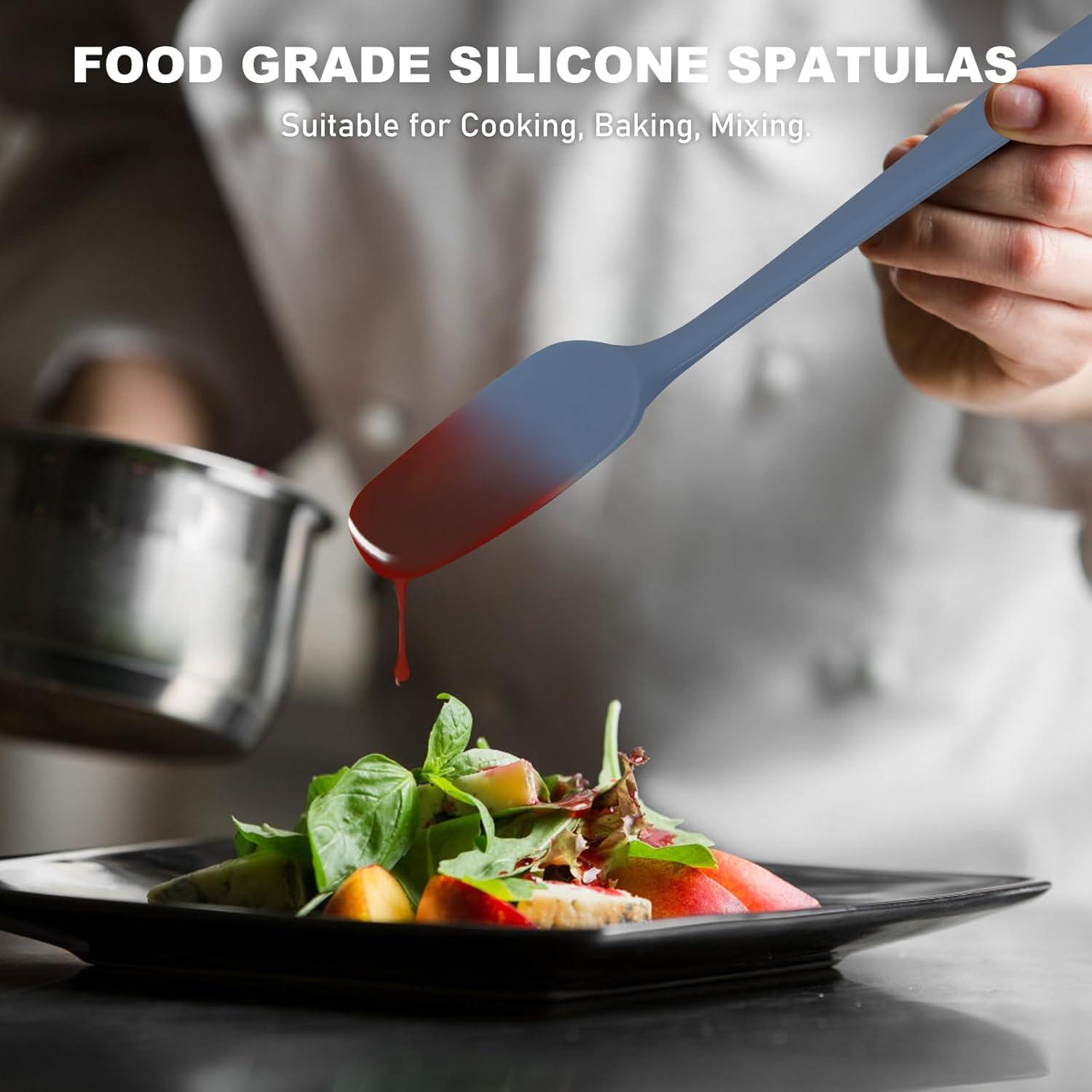 Juego de Espátulas de Silicona NileHome 6 Piezas Grado Alimenticio