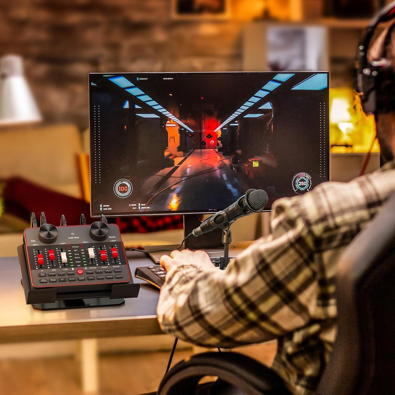 Kit Mezclador de Audio G1 para Streaming y Podcasting