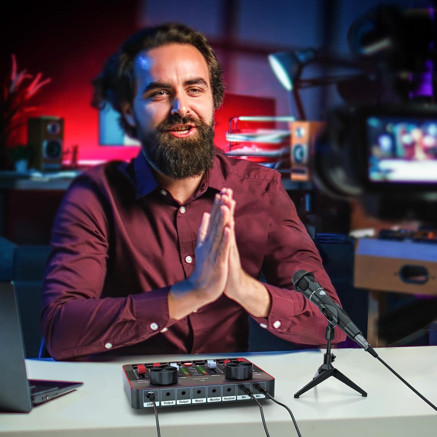 Kit Mezclador de Audio G1 para Streaming y Podcasting