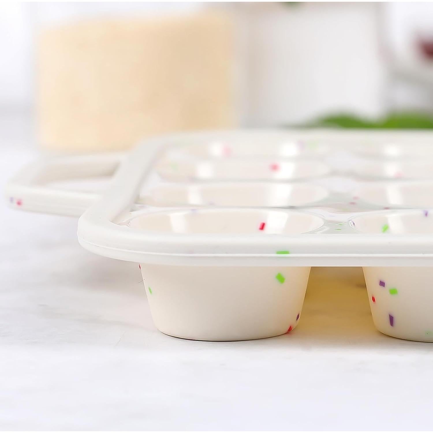 Molde para Muffin Mini Vinino 24 Tazas Silicona Antiadherente