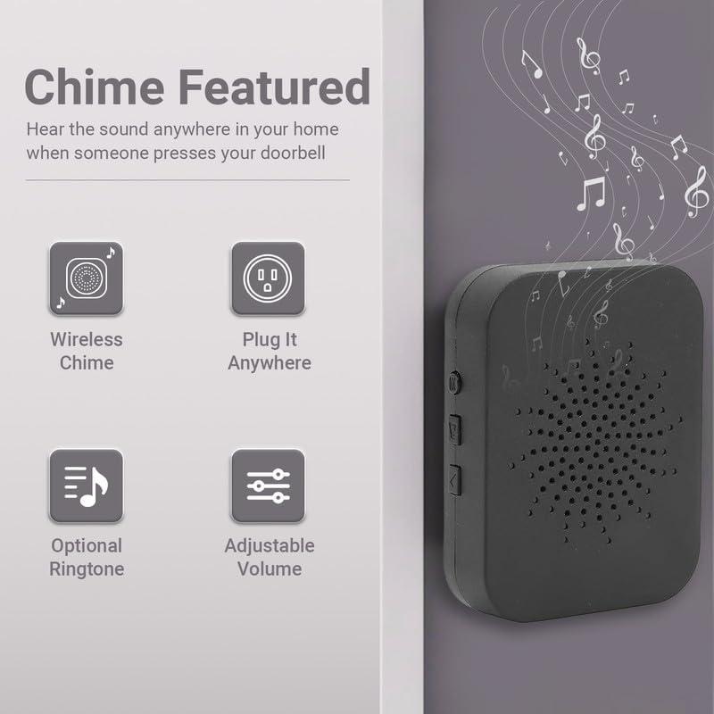 Cámara Timbre Video Inalámbrica Swankiz VD200 1080P HD