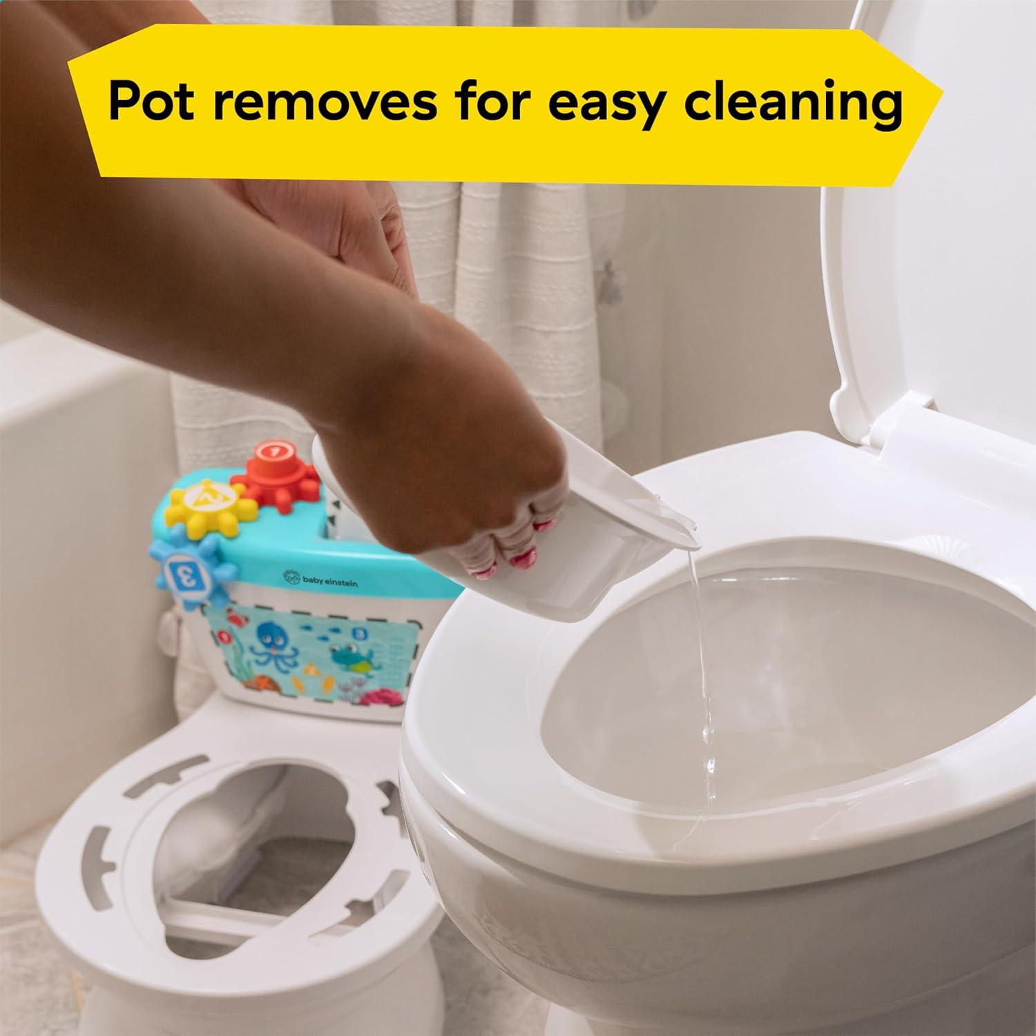 Inodoro de Entrenamiento Baby Einstein 2-en-1 con Música