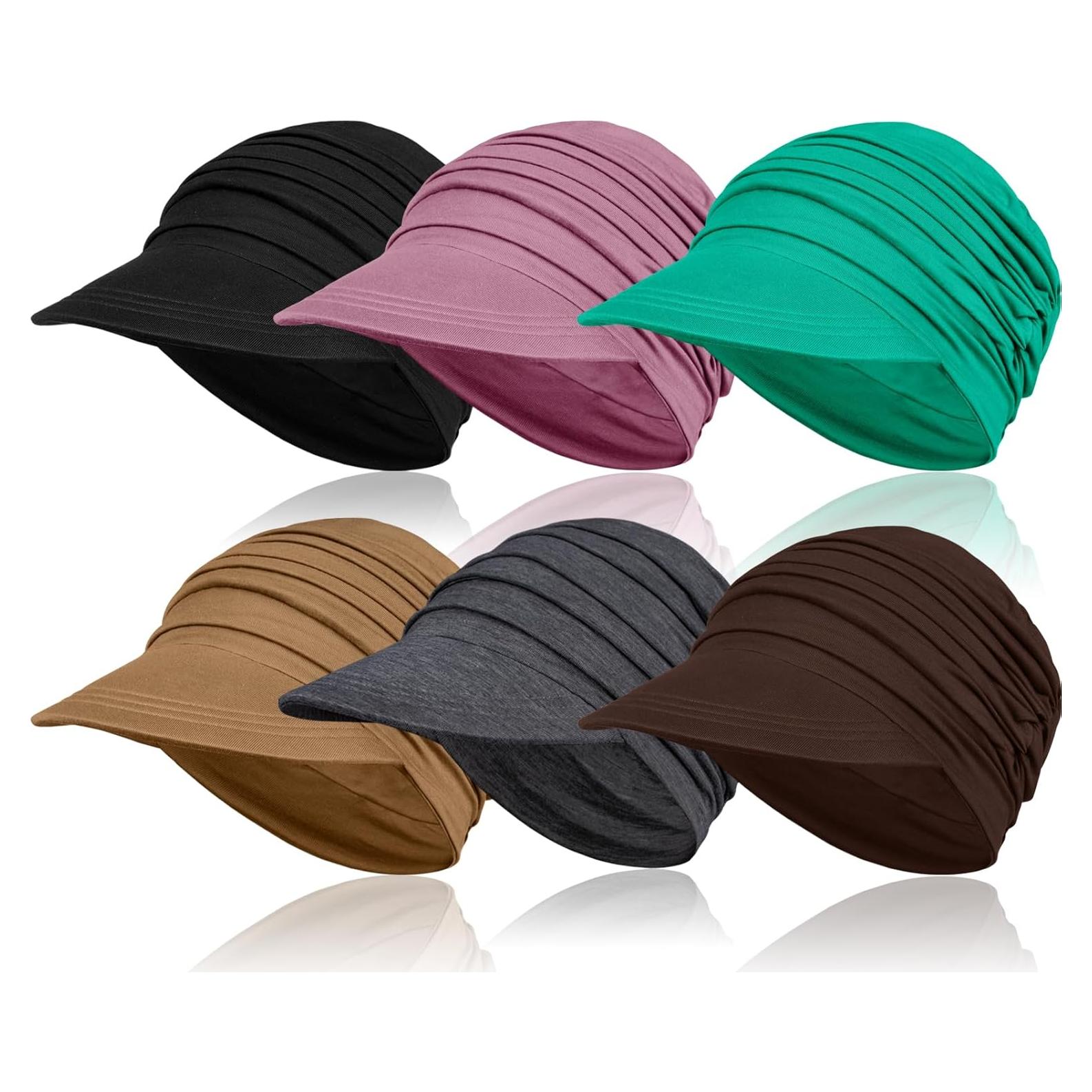 6 Gorras Suaves para Cáncer Mujeres - Quimioterapia Elegantes