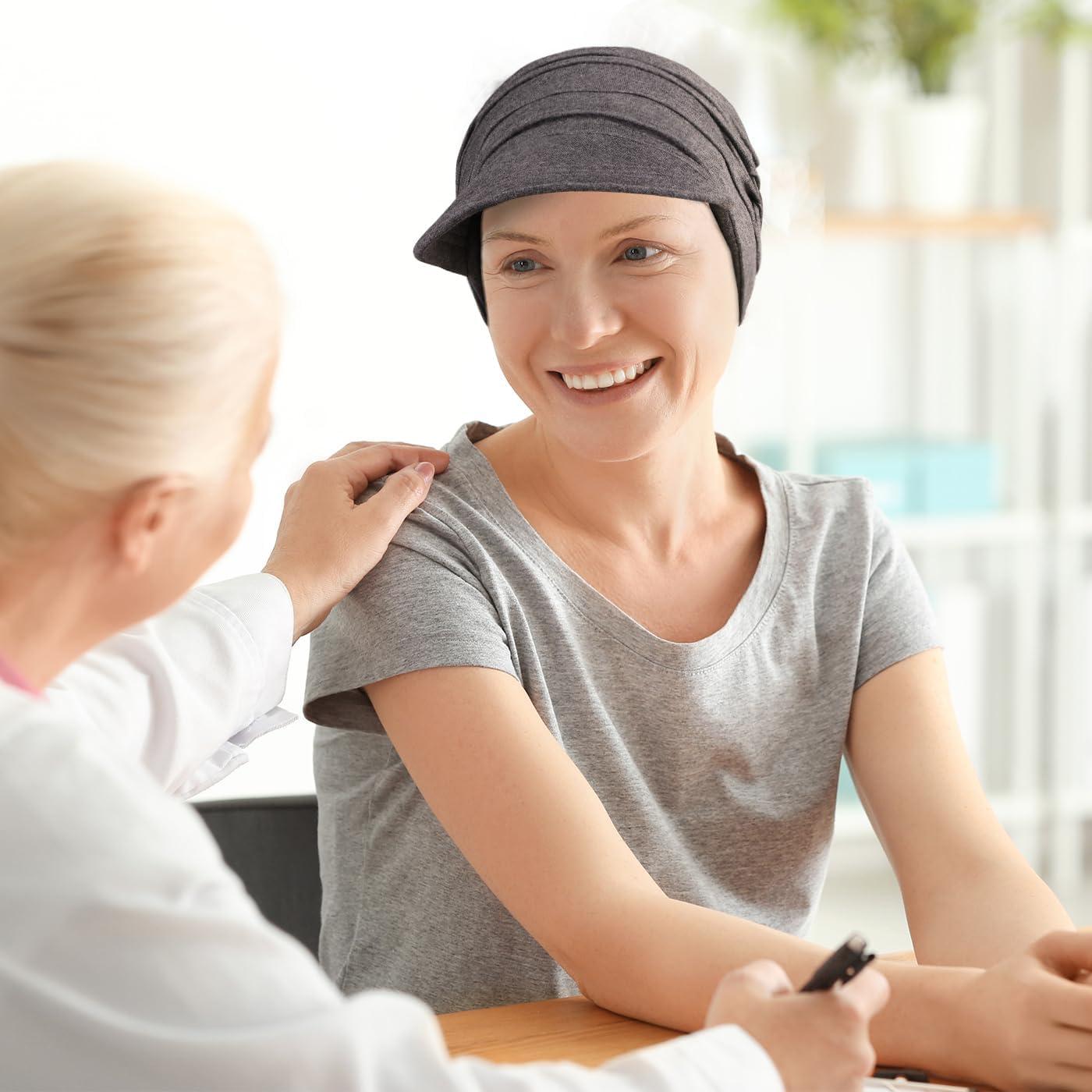 6 Gorras Suaves para Cáncer Mujeres - Quimioterapia Elegantes