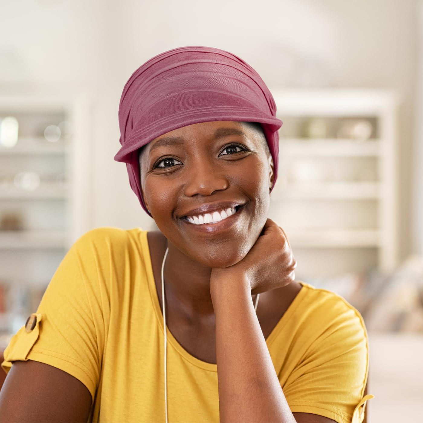 6 Gorras Suaves para Cáncer Mujeres - Quimioterapia Elegantes