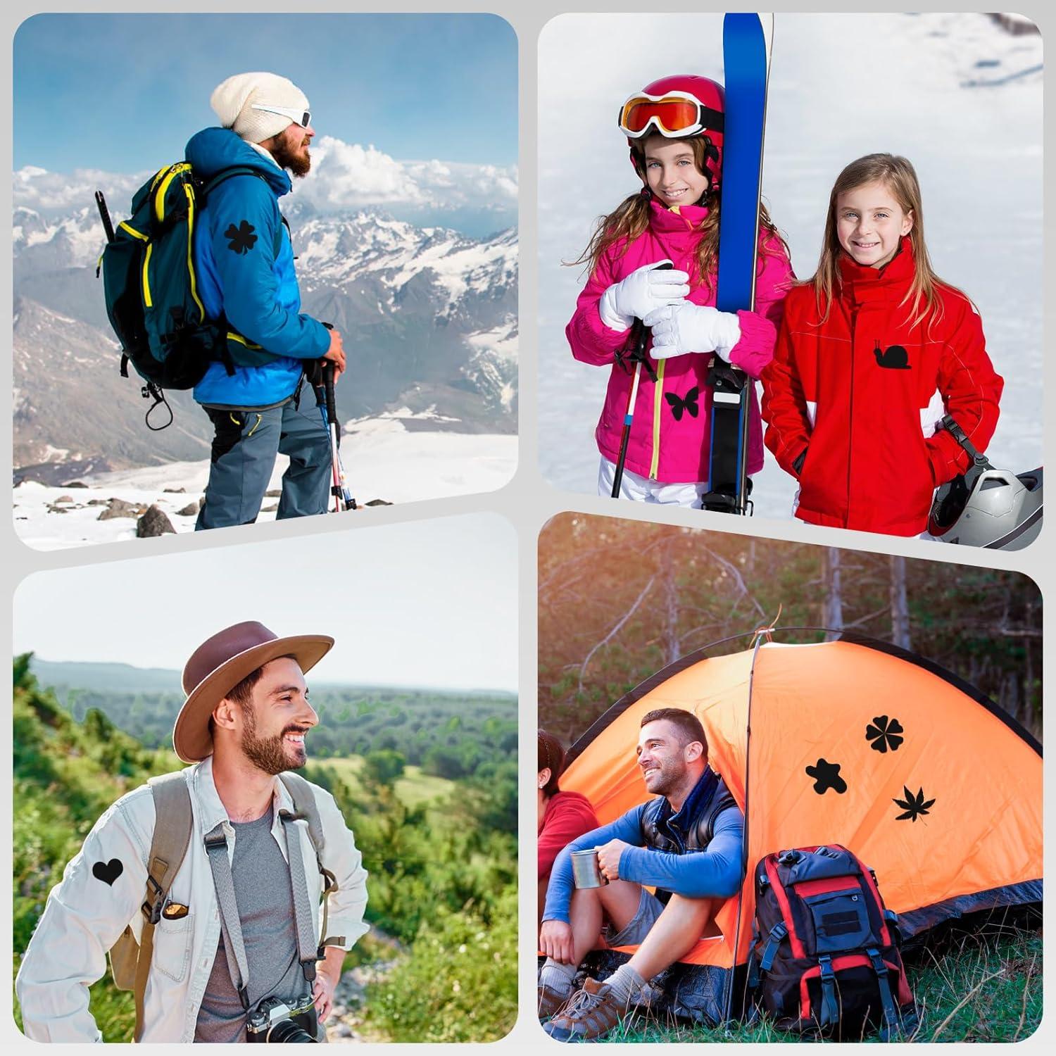 Parches de Reparación de Nylon Genérica para Chaquetas de Plumas