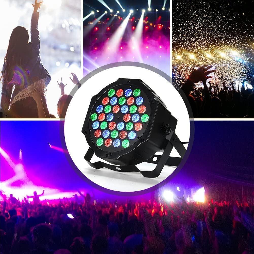 Luces Par LED LUNSY 8 Piezas 36 LED Control Remoto DMX