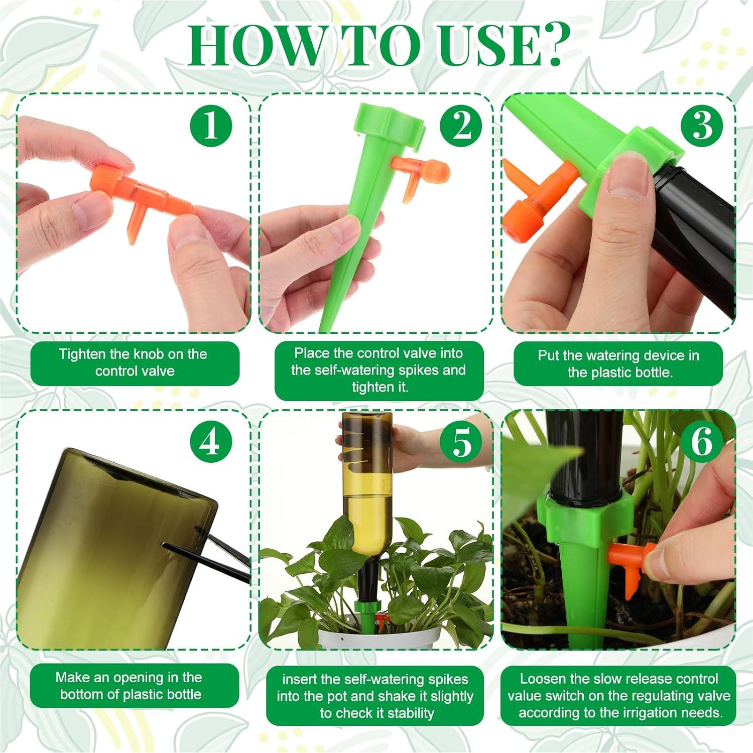 Sistema de Riego Automático SiliFine 16 Piezas Verde