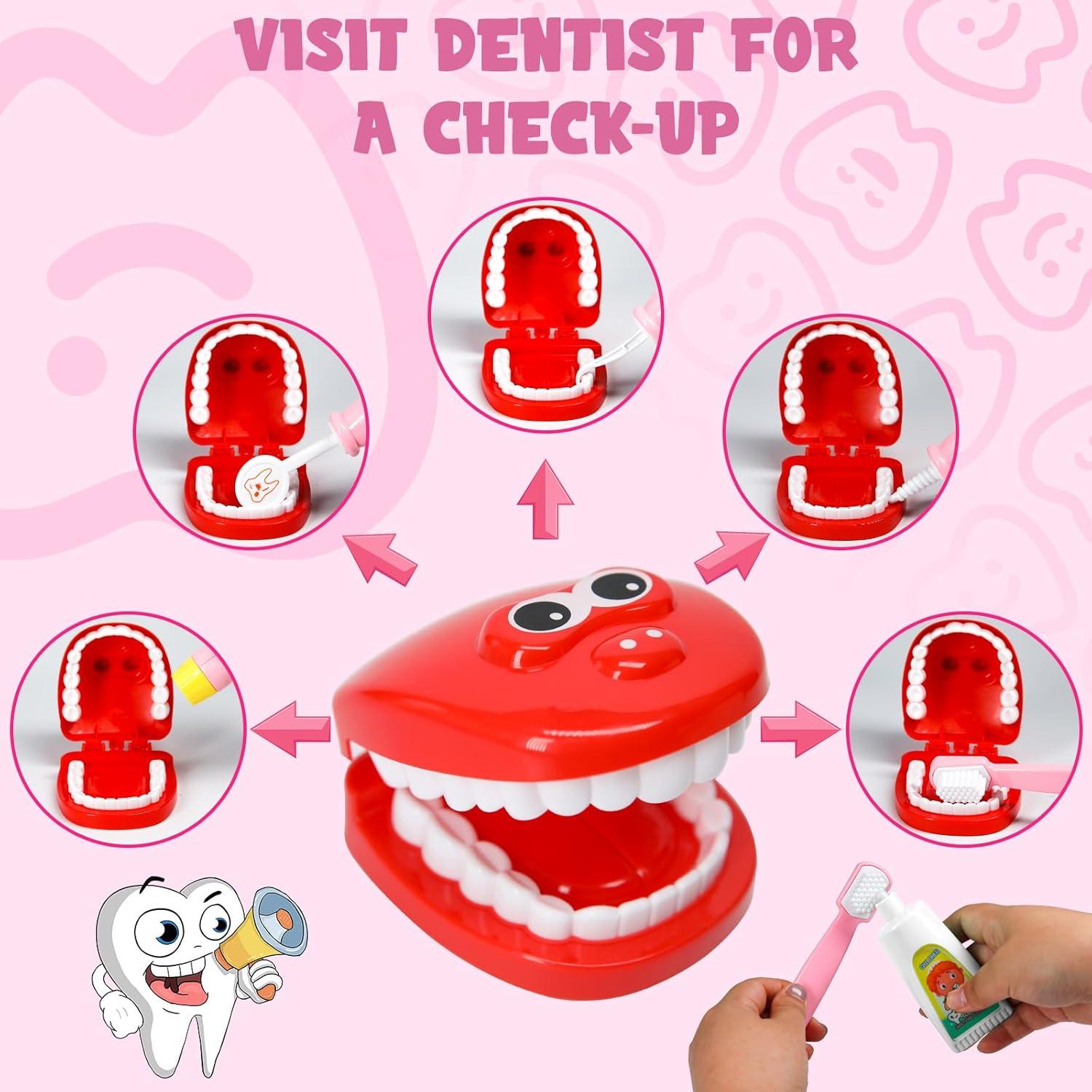 Kit de Doctor para Niños LOYO 35 Piezas Rosa - Juego de Rol