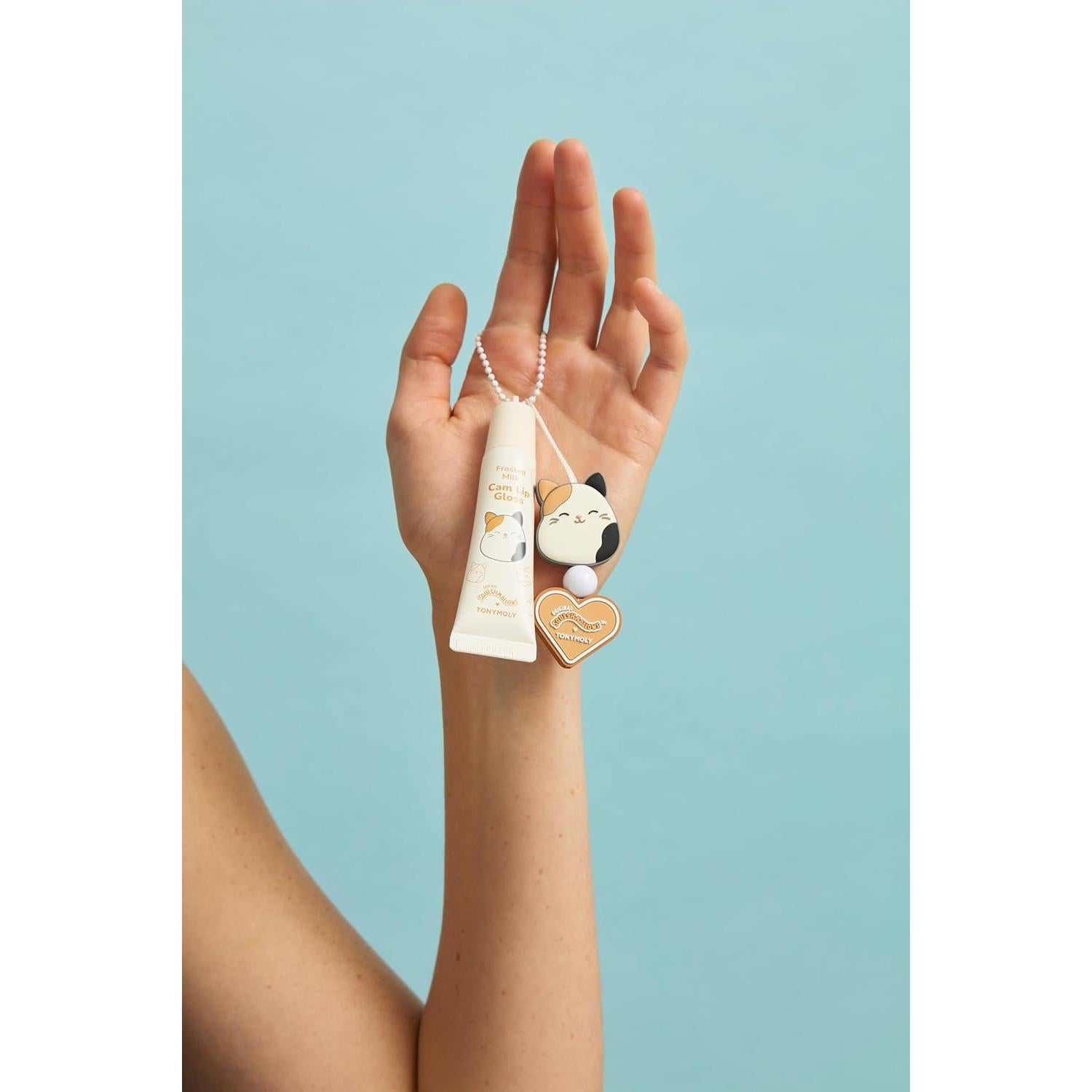 Set de Manos y Labios TONYMOLY Cam el Gato - Crema de Coco y Brillo de Leche Helada