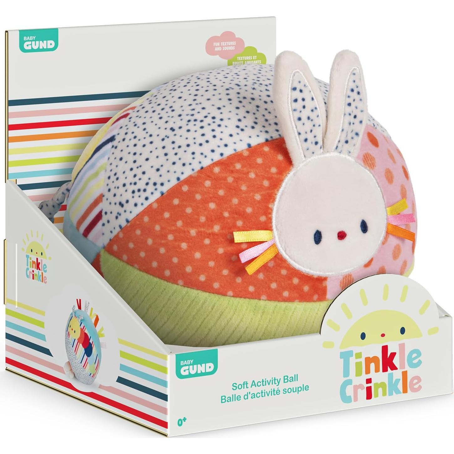 Pelota de Actividad de Peluche GUND Tinkle Crinkle 18 cm