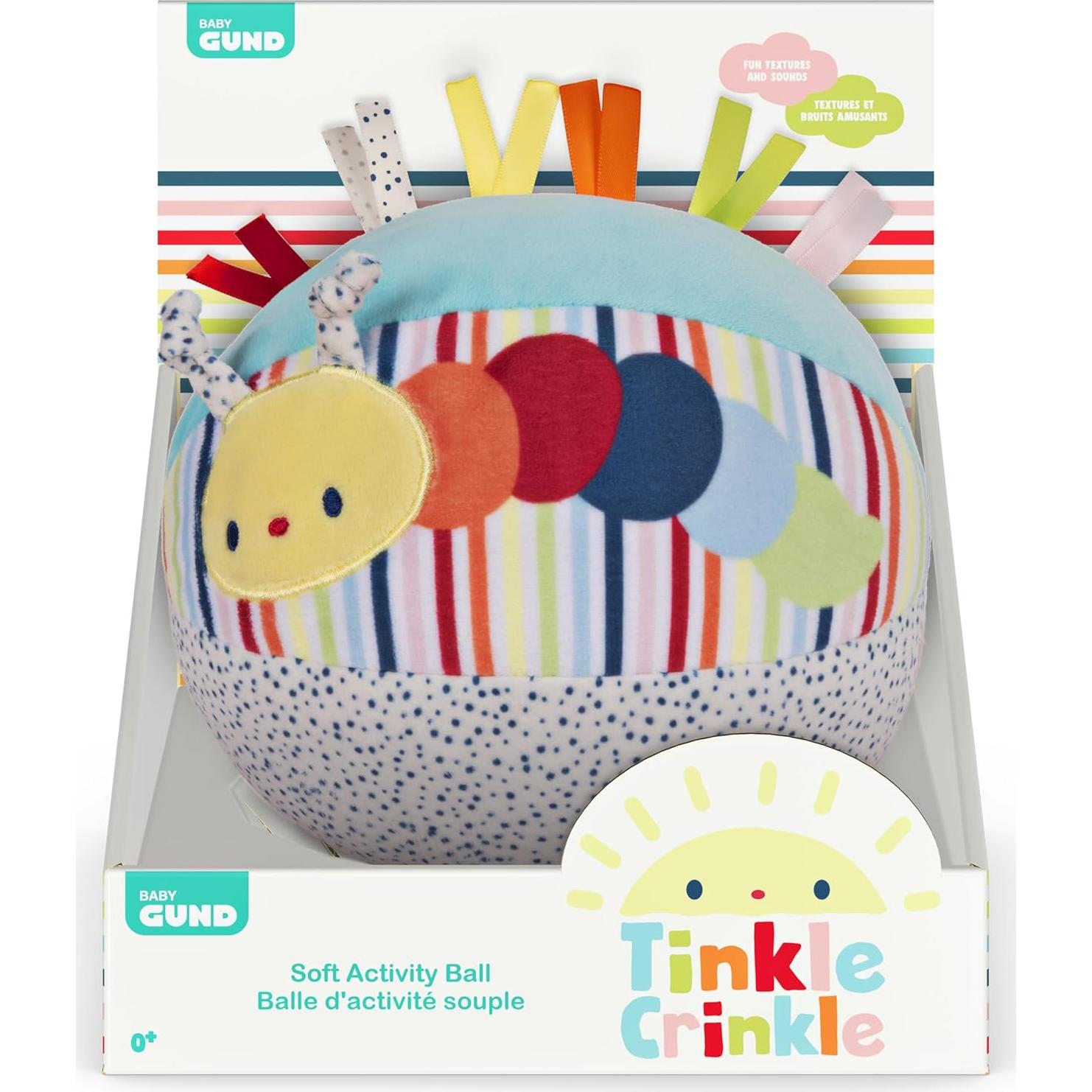 Pelota de Actividad de Peluche GUND Tinkle Crinkle 18 cm