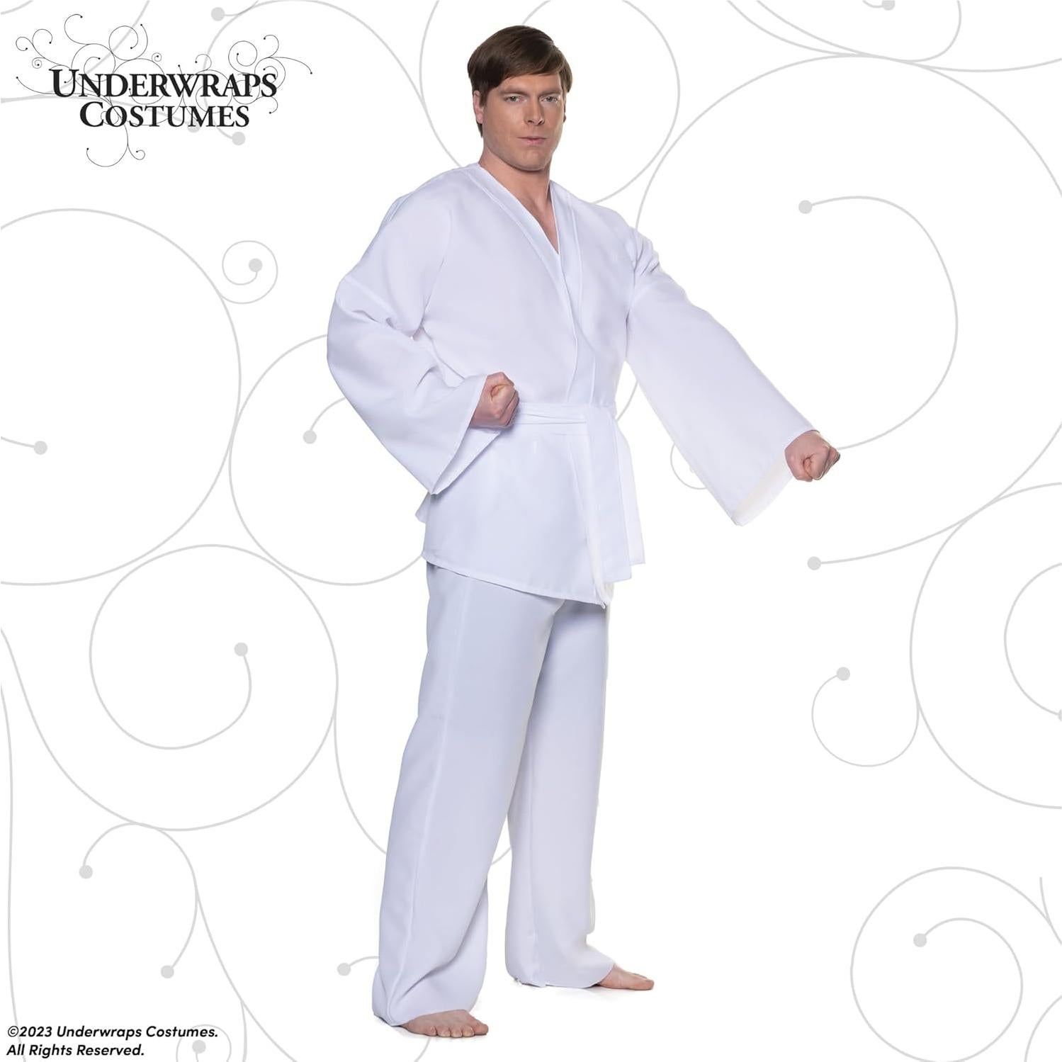 Disfraz de Karate para Hombres Underwraps - Talla Única