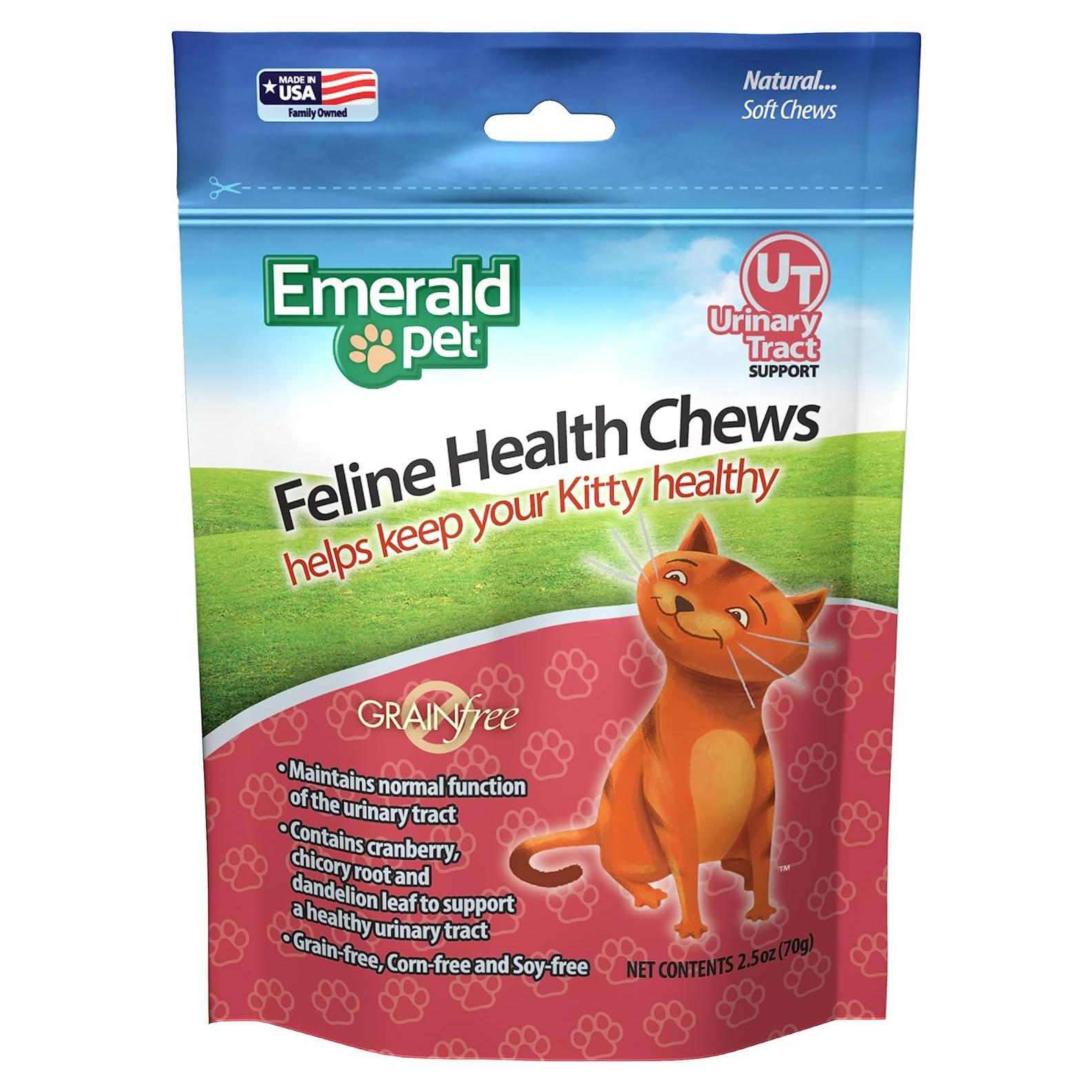 Galletas para Gatos Emerald Pet Soporte Urinario 70.87 g