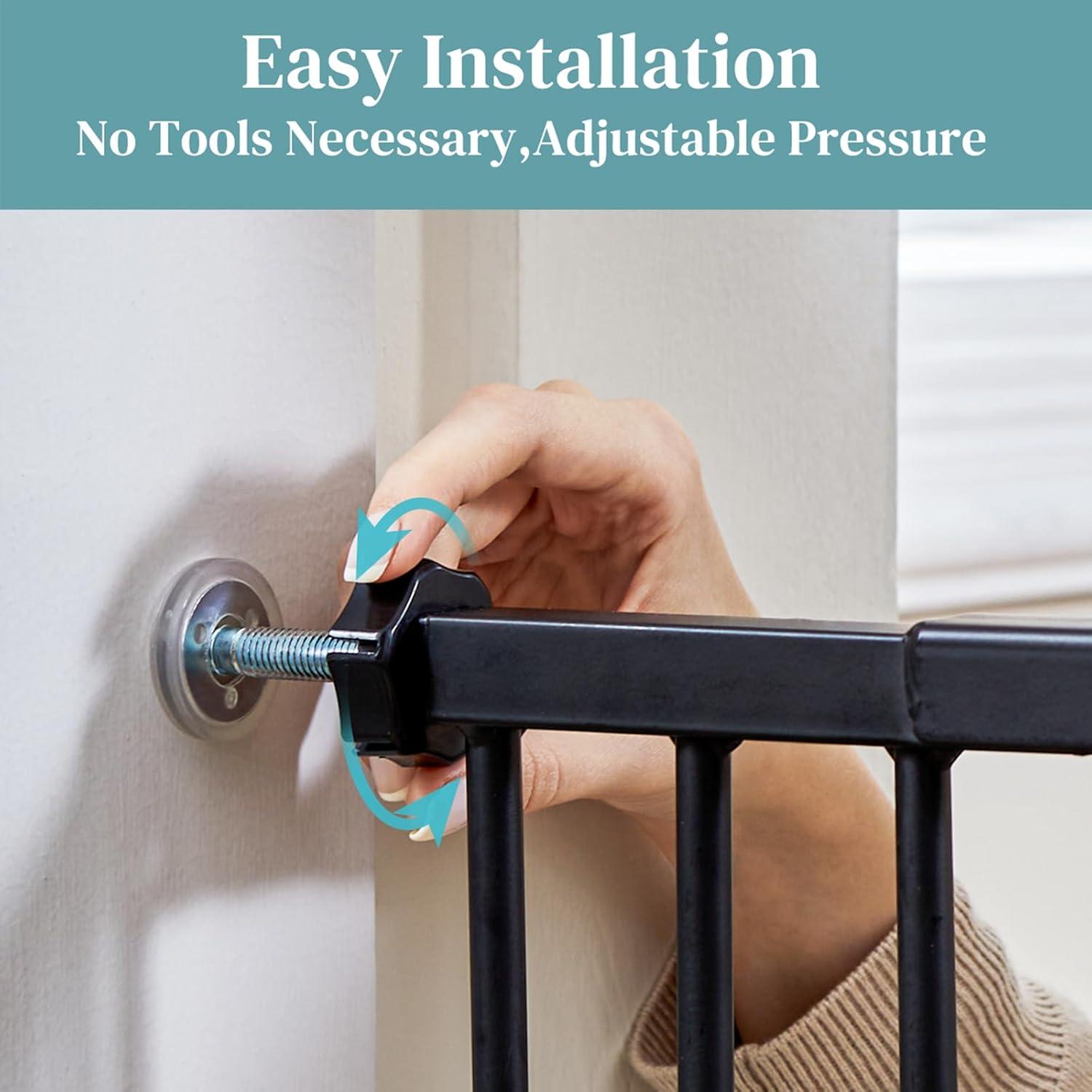 Puerta para Bebés y Mascotas InnoTruth 29-39.6" Ajustable