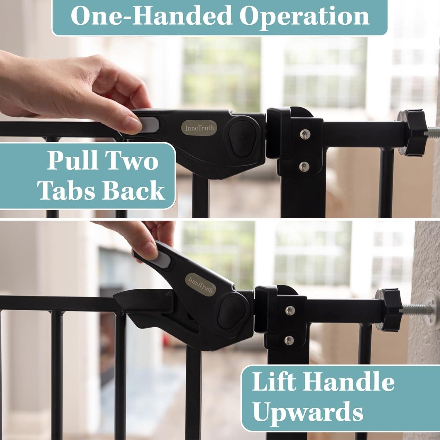 Puerta para Bebés y Mascotas InnoTruth 29-39.6" Ajustable