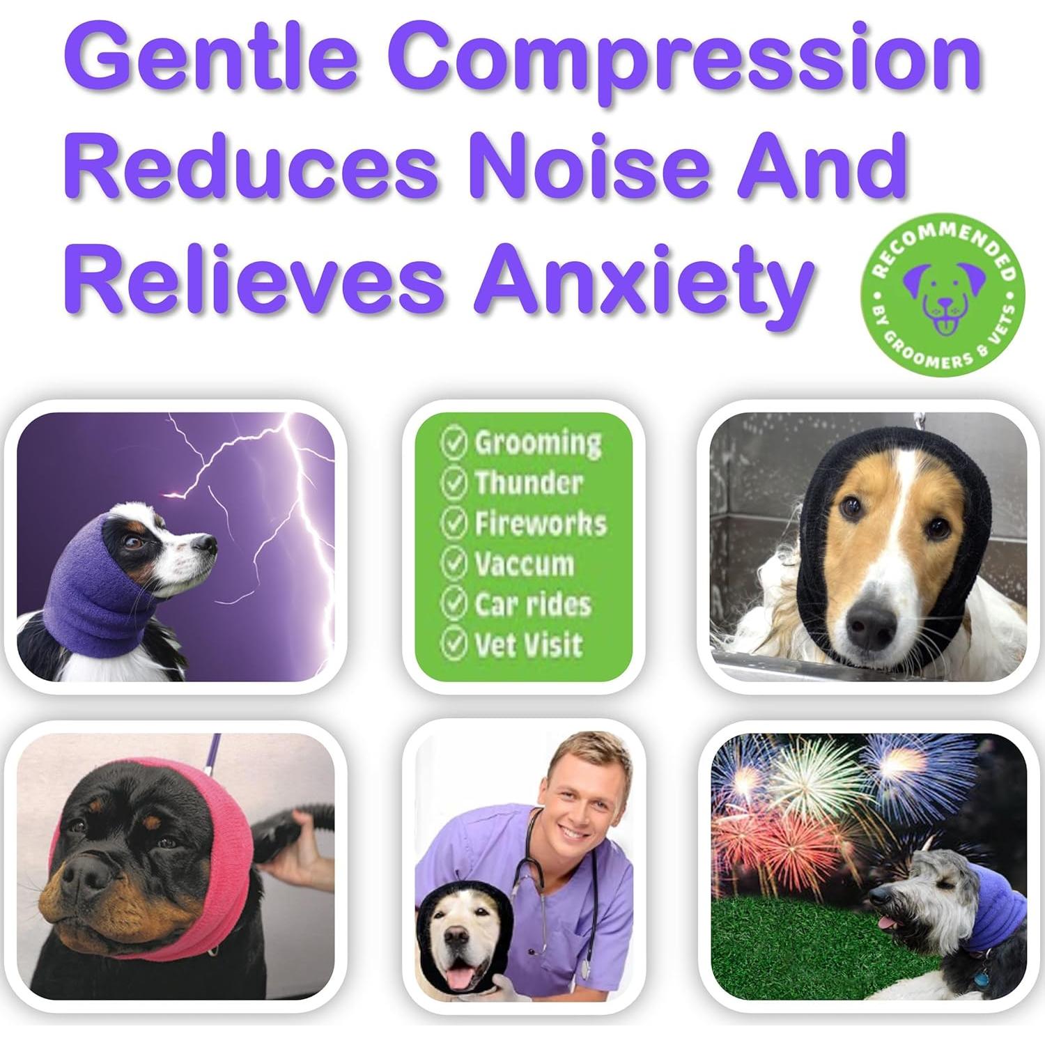 Happy Hoodie ZONI PETS Banda Calmante para Perros Rosa XS