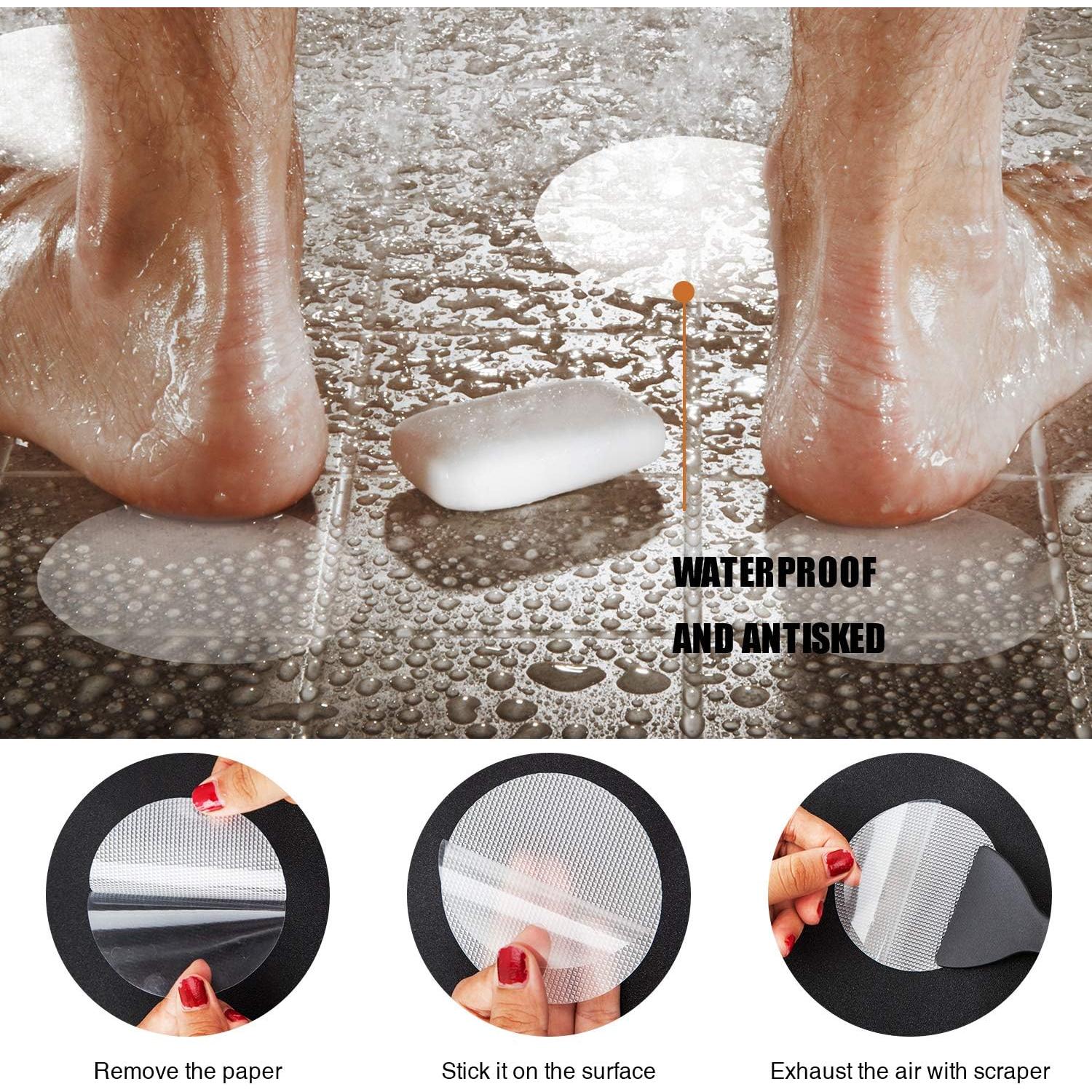 36 Pegatinas Antideslizantes Secopad para Bañera 8cm
