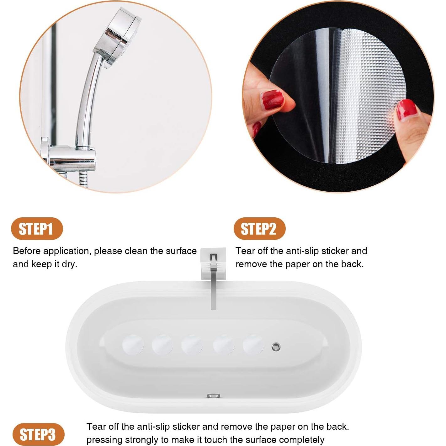 36 Pegatinas Antideslizantes Secopad para Bañera 8cm