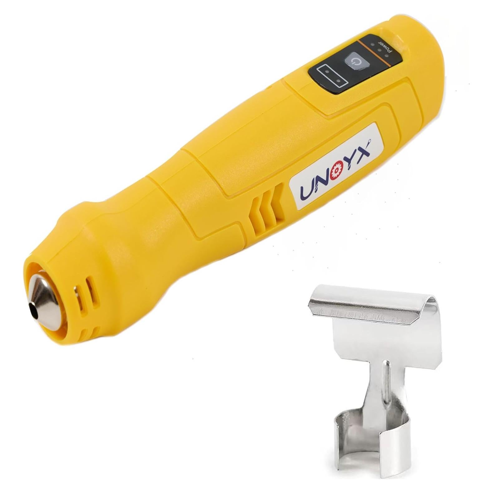 Pistola de Calor Inalámbrica UNOYX U2041-C 600°F Amarillo